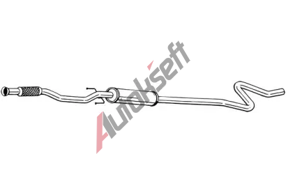 BOSAL Stedn tlumi vfuku BS 291-071, 291-071
