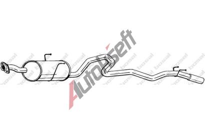 BOSAL Zadn tlumi vfuku BS 291-135, 291-135