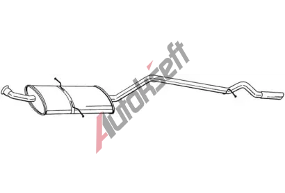 BOSAL Zadn tlumi vfuku BS 291-429, 291-429