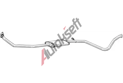 BOSAL Stedn tlumi vfuku BS 291-891, 291-891