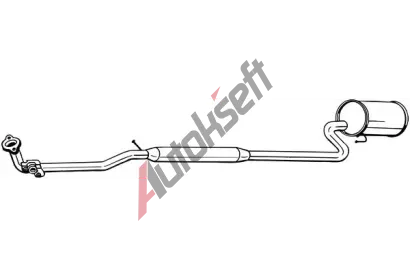 BOSAL St�edn� tlumi� v�fuku BS 292-023, 292-023