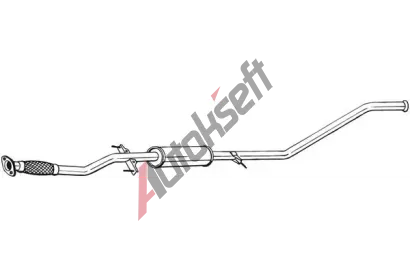 BOSAL Stedn tlumi vfuku BS 293-005, 293-005