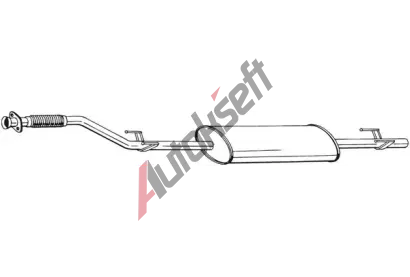 BOSAL Pedn tlumi vfuku BS 293-209, 293-209