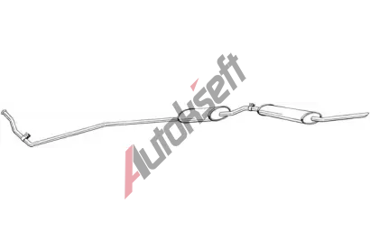 BOSAL St�edn� tlumi� v�fuku BS 294-461, 294-461