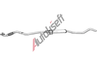BOSAL Stedn tlumi vfuku BS 295-617, 295-617
