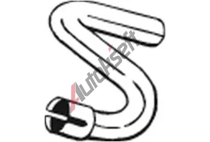 BOSAL Vfukov trubka BS 386-003, 386-003