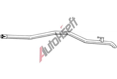 BOSAL Vfukov trubka BS 517-163, 517-163