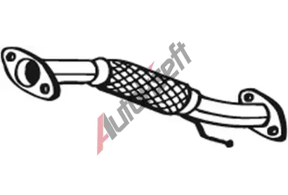 BOSAL Výfuková trubka BS 700-201, 700-201 BOSAL Výfuková trubka BS 700-201, 700-201