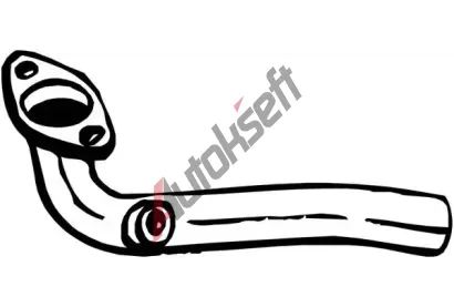 BOSAL Výfuková trubka BS 700-205, 700-205 BOSAL Výfuková trubka BS 700-205, 700-205