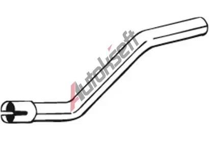 BOSAL Výfuková trubka BS 750-027, 750-027 BOSAL Výfuková trubka BS 750-027, 750-027