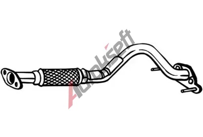 BOSAL Výfuková trubka BS 750-133, 750-133 BOSAL Výfuková trubka BS 750-133, 750-133
