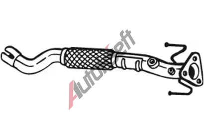 BOSAL Výfuková trubka BS 750-157, 750-157 BOSAL Výfuková trubka BS 750-157, 750-157