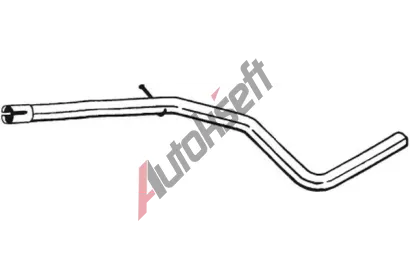 BOSAL Výfuková trubka BS 800-129, 800-129 BOSAL Výfuková trubka BS 800-129, 800-129
