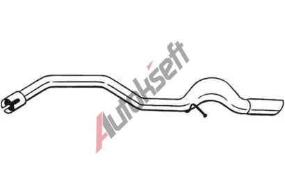 BOSAL Výfuková trubka BS 810-429, 810-429  BOSAL Výfuková trubka BS 810-429, 810-429