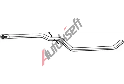 BOSAL Výfuková trubka BS 823-129, 823-129 BOSAL Výfuková trubka BS 823-129, 823-129
