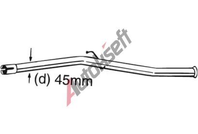 BOSAL Opravn potrub - katalyztor BS 889-161, 889-161