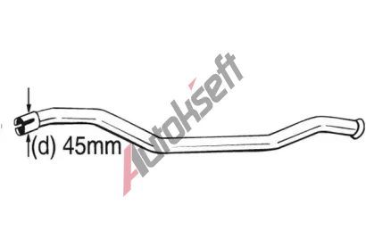 BOSAL Opravné potrubí - katalyzátor BS 889-169, 889-169 BOSAL Opravné potrubí - katalyzátor BS 889-169, 889-169