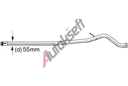 BOSAL Opravné potrubí - katalyzátor BS 889-315, 889-315 BOSAL Opravné potrubí - katalyzátor BS 889-315, 889-315