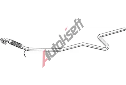 BOSAL Výfuková trubka BS 950-087, 950-087 BOSAL Výfuková trubka BS 950-087, 950-087