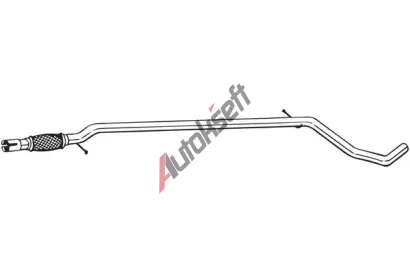 BOSAL Výfuková trubka BS 950-113, 950-113 BOSAL Výfuková trubka BS 950-113, 950-113