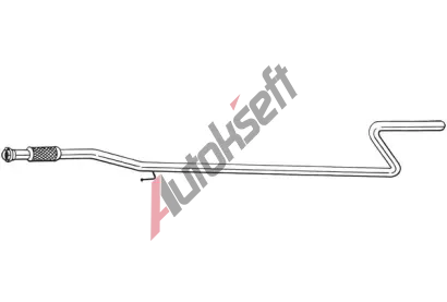 BOSAL Vfukov trubka BS 950-117, 950-117