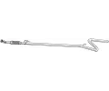 Vfukov trubka BOSAL ‐ BS 950-121