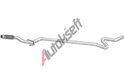 BOSAL Vfukov trubka BS 952-143, 952-143