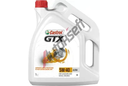 Castrol GTX 5W-40 A3/B4 5 l CA 15218F, 15218F