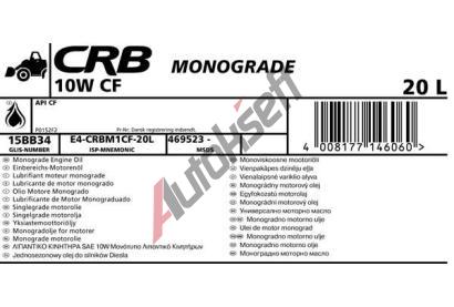 Castrol CRB MONOGRADE 10W CF 20 l CA 15BB34, 15BB34