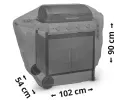Cattara Kryt plynovho grilu 99BB004, 99BB013 a 13044 CAT 13098, 13098