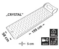 Cattara Karimatka nafukovac CRYSTAL 195x58x5 cm ed CAT 13330, 13330