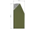 Cattara Izotermick flie SOS zelen vlec 200x92 cm CAT 13740, 13740
