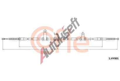 COFLE Tan lanko parkovac brzdy CFL 1.HY001, 1.HY001