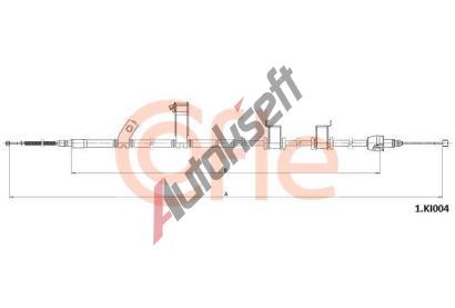 COFLE Ta�n� lanko parkovac� brzdy CFL 1.KI004, 1.KI004