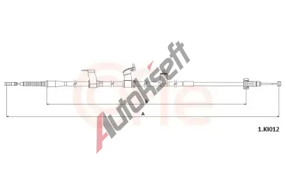 COFLE Ta�n� lanko parkovac� brzdy CFL 1.KI012, 1.KI012