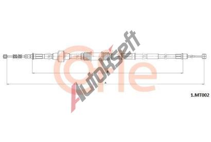 COFLE Tan lanko parkovac brzdy CFL 1.MT002, 1.MT002