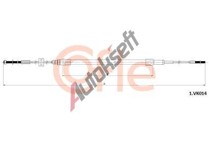 COFLE Tan lanko parkovac brzdy CFL 1.VK014, 1.VK014