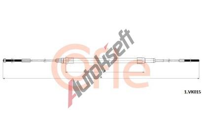COFLE Tan lanko parkovac brzdy CFL 1.VK015, 1.VK015