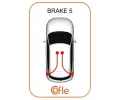 COFLE Ta�n� lanko parkovac� brzdy CFL 1.VK018, 1.VK018