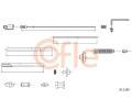 Lanko pedlu plynu COFLE ‐ CFL 10.1180