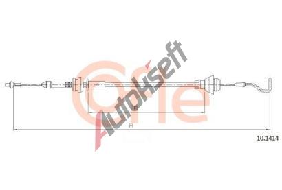 COFLE Lanko ped�lu plynu CFL 10.1414, 10.1414