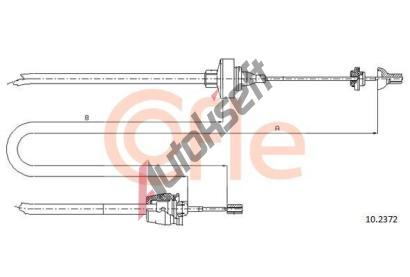 COFLE Spojkov lanko CFL 10.2372, 10.2372