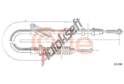 COFLE Spojkov� lanko CFL 10.244, 10.244