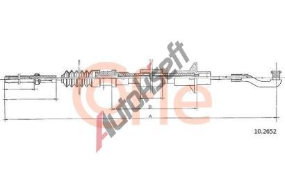 COFLE Spojkov� lanko CFL 10.2652, 10.2652