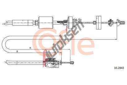 COFLE Spojkov lanko CFL 10.2843, 10.2843