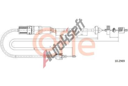 COFLE Spojkov� lanko CFL 10.2969, 10.2969