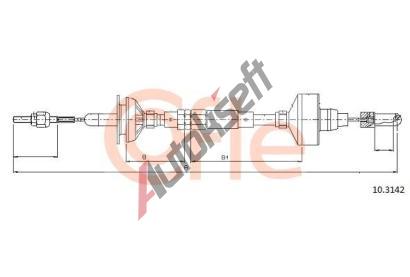COFLE Spojkov lanko CFL 10.3142, 10.3142