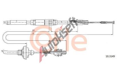 COFLE Spojkov lanko CFL 10.3149, 10.3149