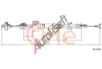 COFLE Spojkov lanko CFL 10.3158, 10.3158
