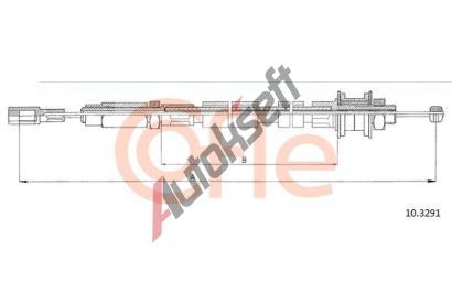 COFLE Spojkov lanko CFL 10.3291, 10.3291